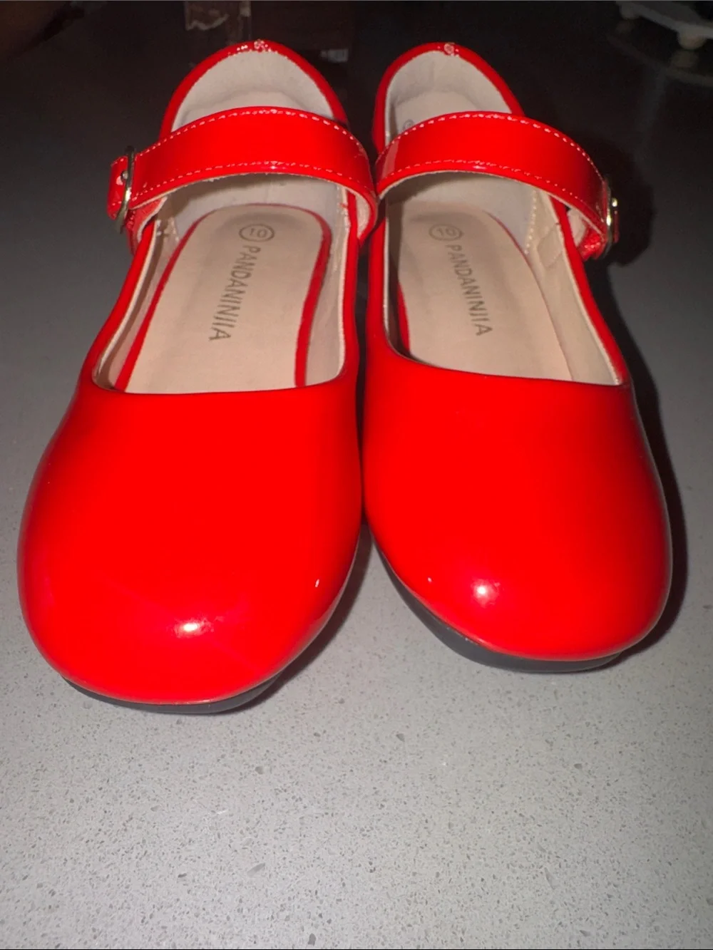 Girls Red Patent Mary Jane Dress Shoes